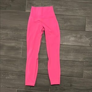 Lululemon Align High Rise Pant 28” - Sonic Pink -Size 2